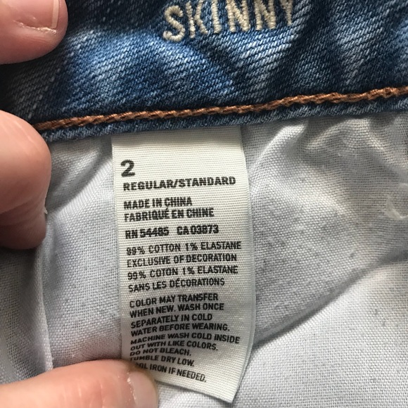 HPAmerican Eagle Light Distressed Skinny Jeans - Picture 3 of 6